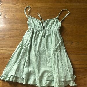 PRINCESS POLLY Light Green Sleeveless Dress